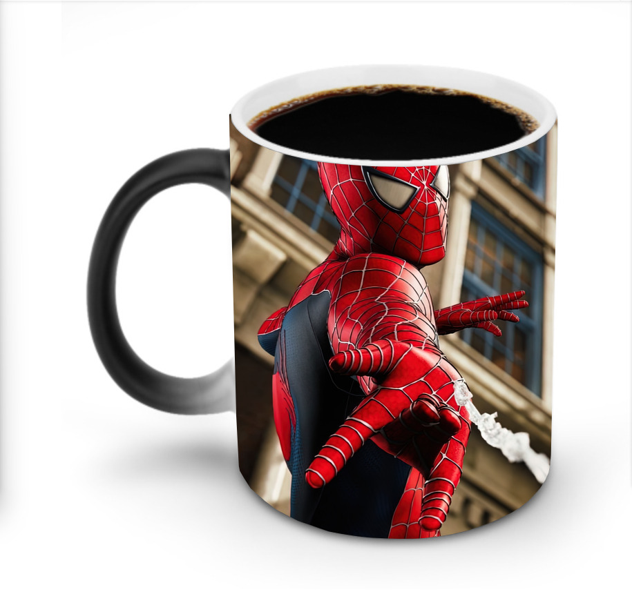 （画像用） Spider Man スパイダーマン 温度変色マグカップ