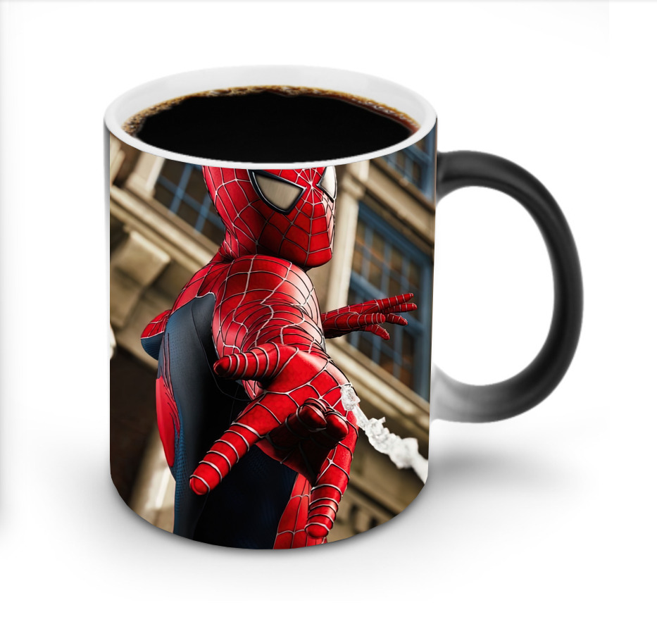 （画像用） Spider Man スパイダーマン 温度変色マグカップ