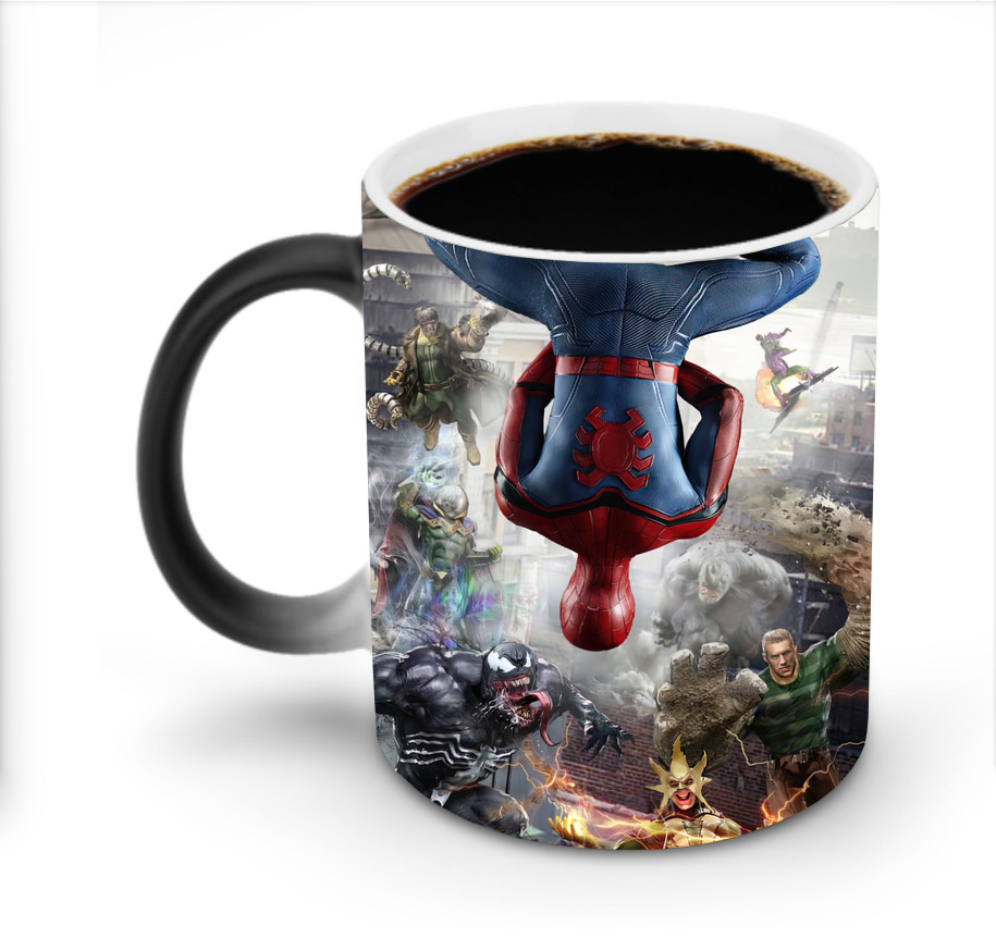 （画像用） Spider Man スパイダーマン 温度変色マグカップ