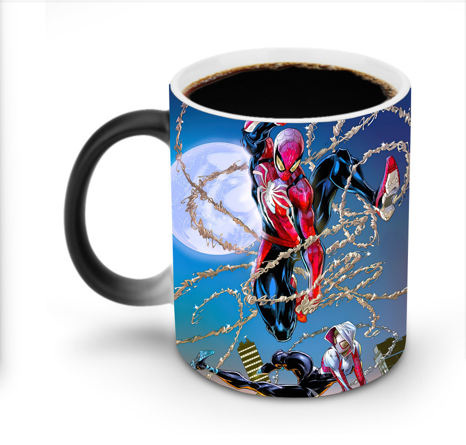 （画像用） Spider Man スパイダーマン 温度変色マグカップ