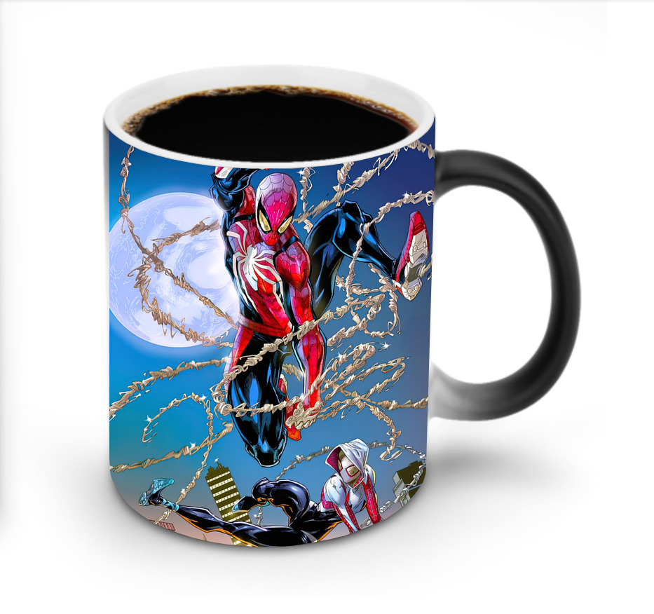（画像用） Spider Man スパイダーマン 温度変色マグカップ