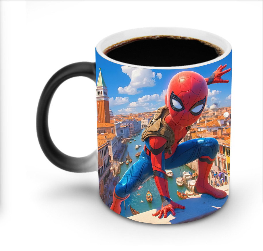 Spider Man スパイダーマン 温度変色マグカップ