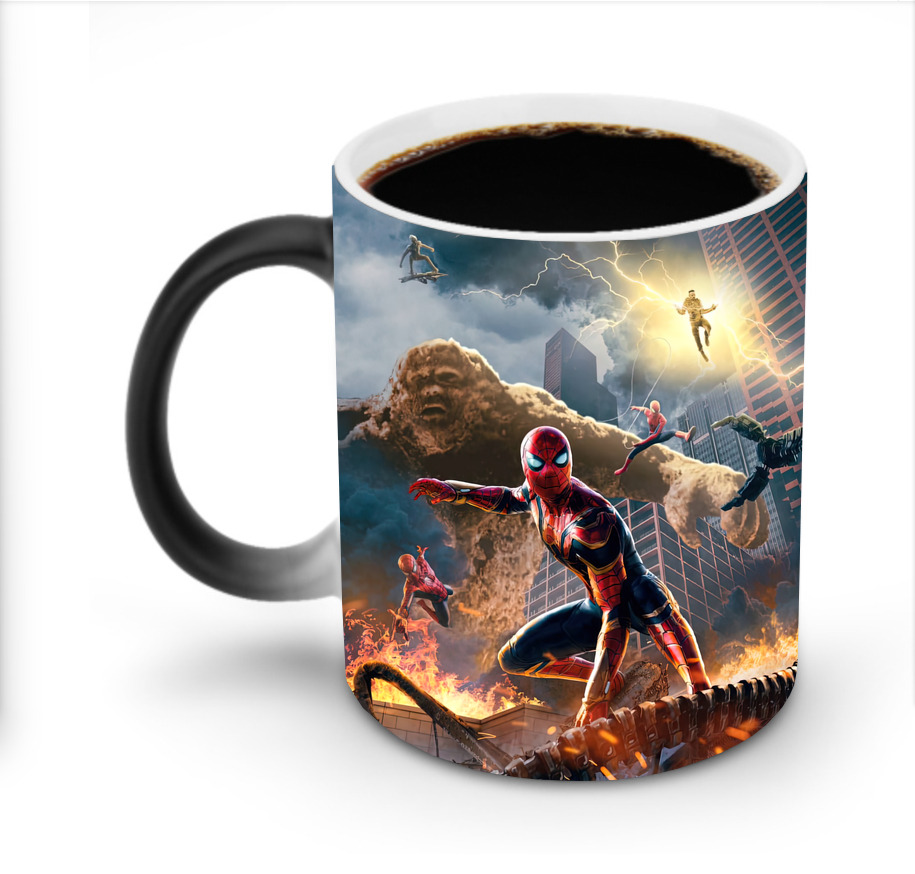 （画像用） Spider Man スパイダーマン 温度変色マグカップ