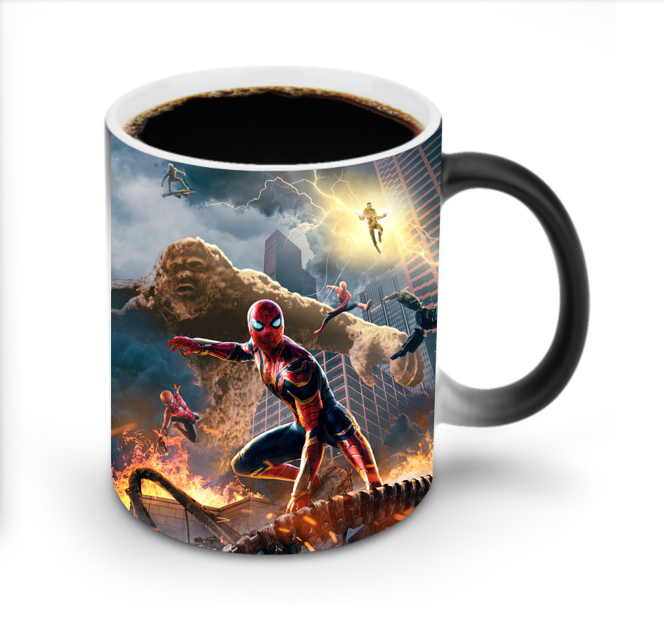 （画像用） Spider Man スパイダーマン 温度変色マグカップ