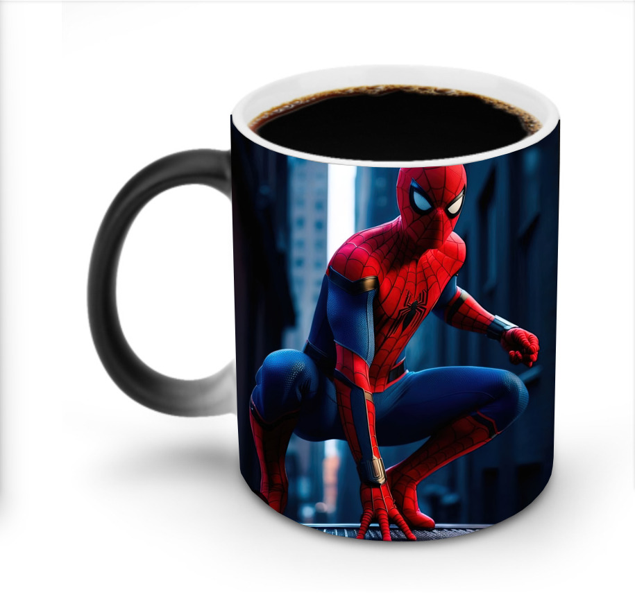 Spider Man スパイダーマン 温度変色マグカップ