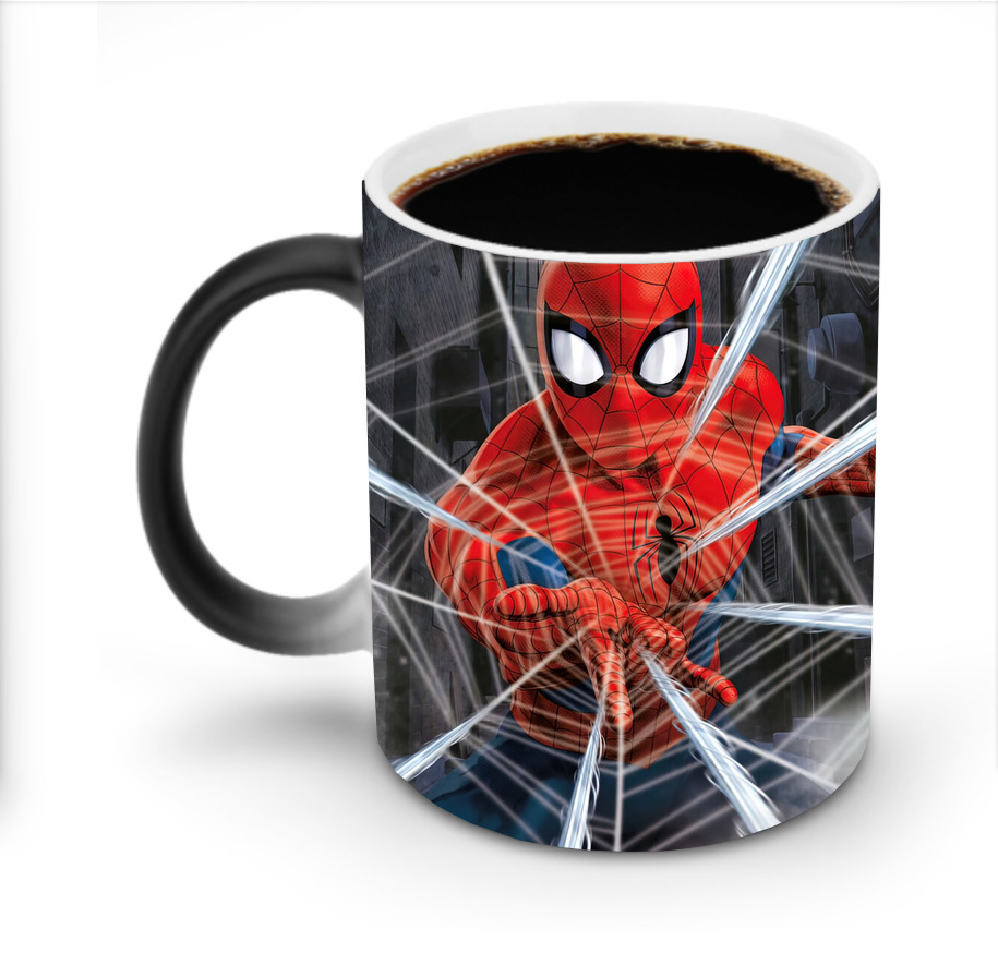 （画像用） Spider Man スパイダーマン 温度変色マグカップ