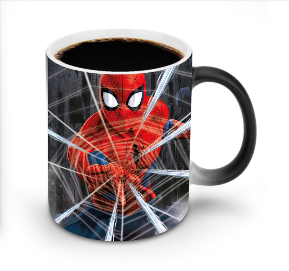 （画像用） Spider Man スパイダーマン 温度変色マグカップ