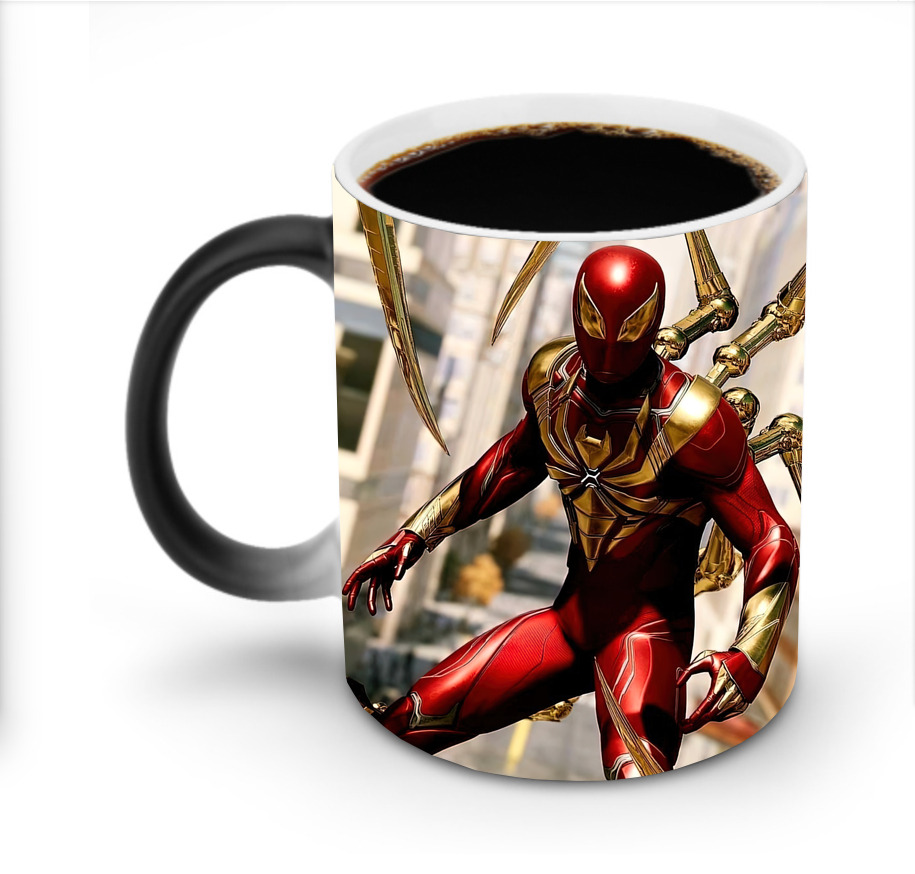 （画像用） Spider Man スパイダーマン 温度変色マグカップ