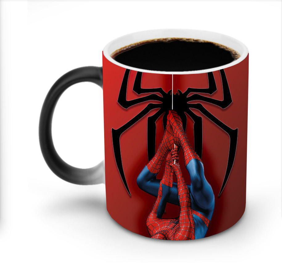 （画像用） Spider Man スパイダーマン 温度変色マグカップ