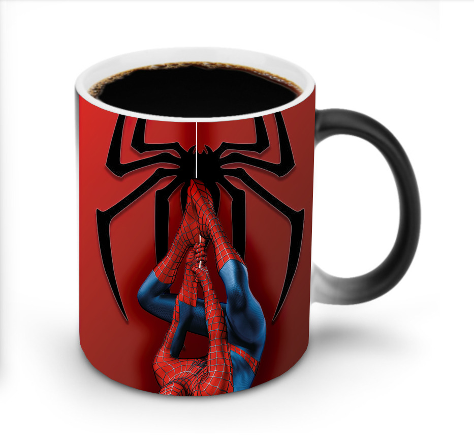 （画像用） Spider Man スパイダーマン 温度変色マグカップ