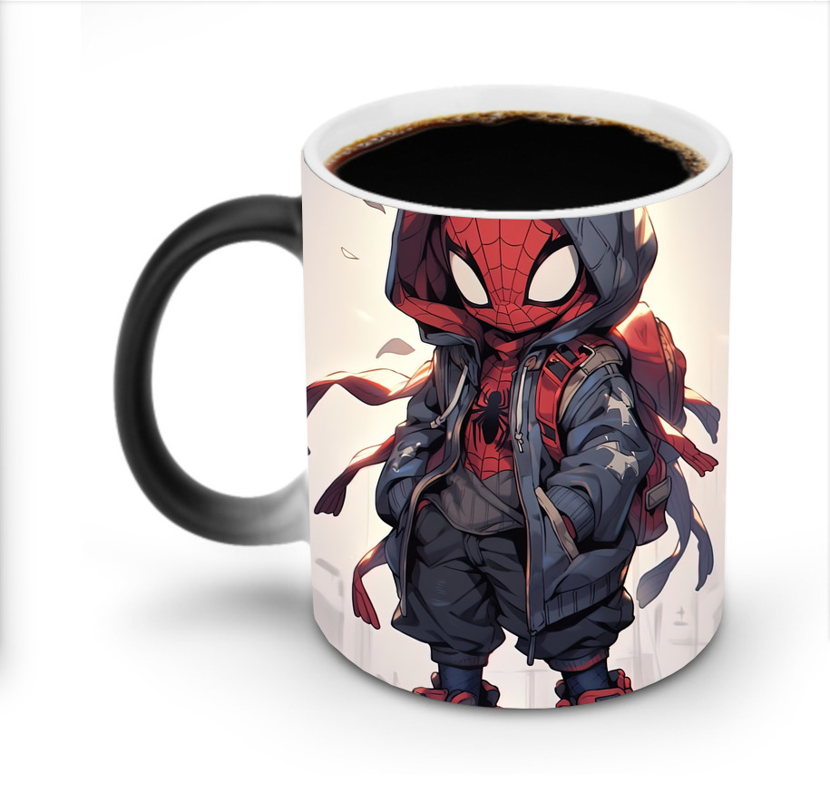 （画像用） Spider Man スパイダーマン 温度変色マグカップ