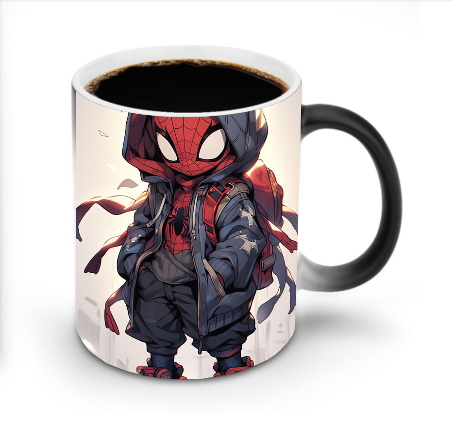 （画像用） Spider Man スパイダーマン 温度変色マグカップ