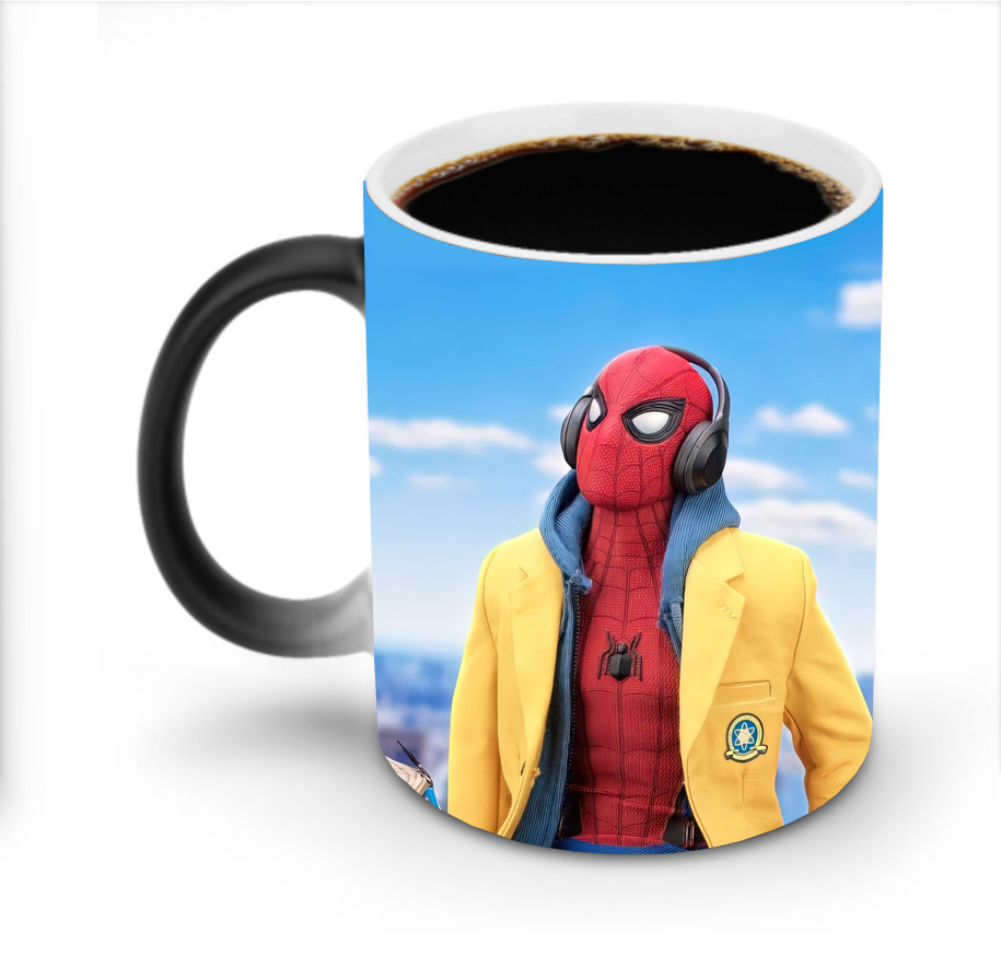 （画像用） Spider Man スパイダーマン 温度変色マグカップ
