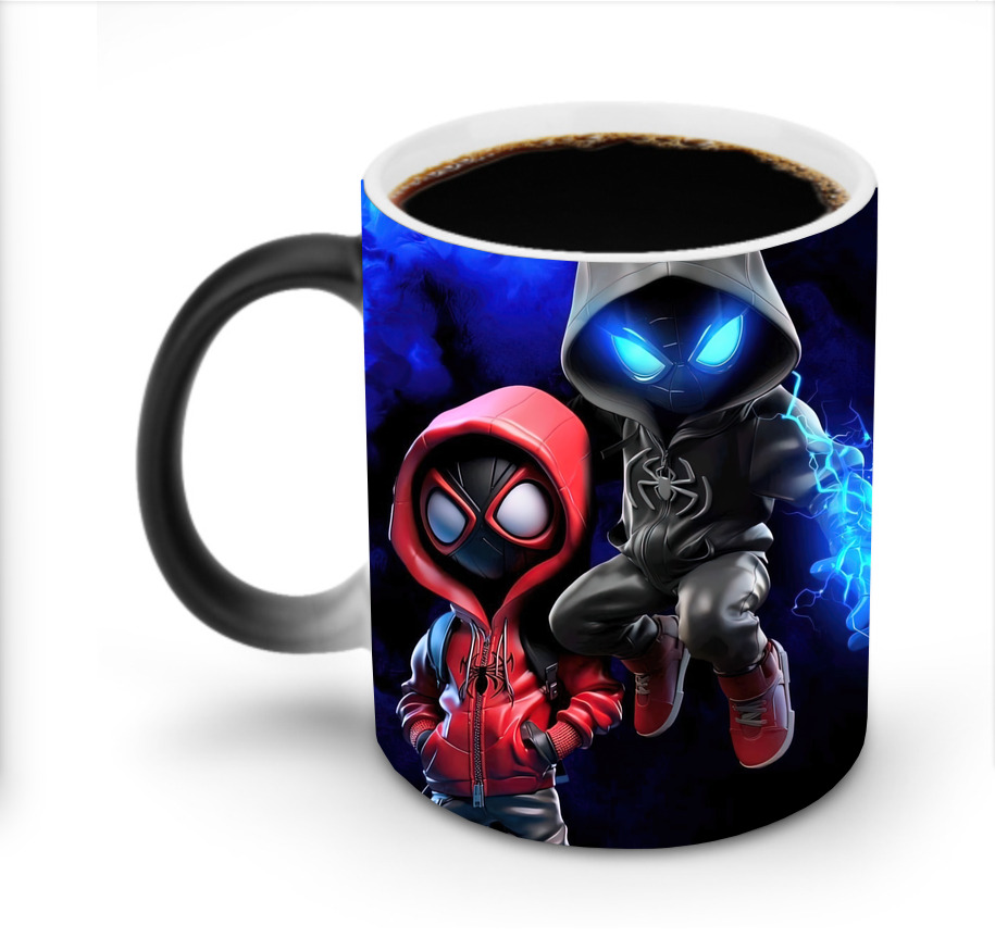 （画像用） Spider Man スパイダーマン 温度変色マグカップ