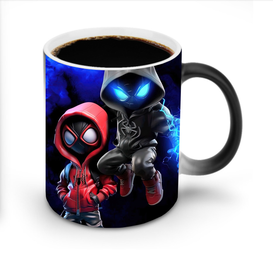 （画像用） Spider Man スパイダーマン 温度変色マグカップ