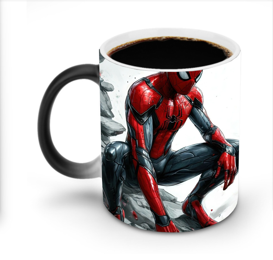 （画像用） Spider Man スパイダーマン 温度変色マグカップ