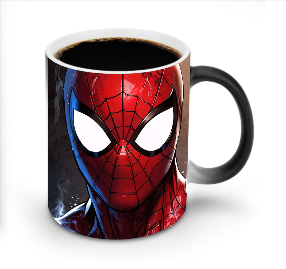 （画像用） Spider Man スパイダーマン 温度変色マグカップ