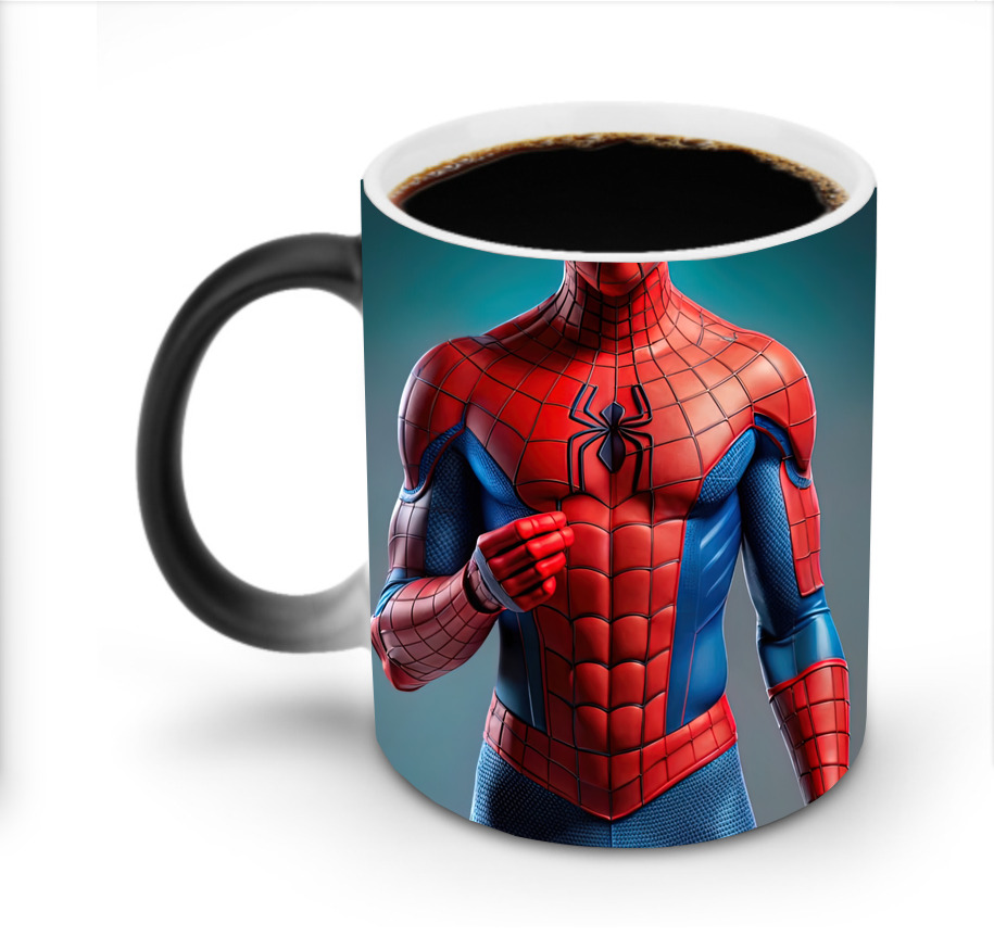（画像用） Spider Man スパイダーマン 温度変色マグカップ