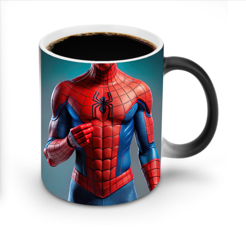 （画像用） Spider Man スパイダーマン 温度変色マグカップ