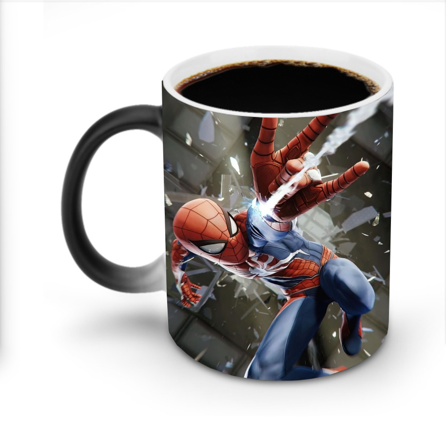 （画像用） Spider Man スパイダーマン 温度変色マグカップ