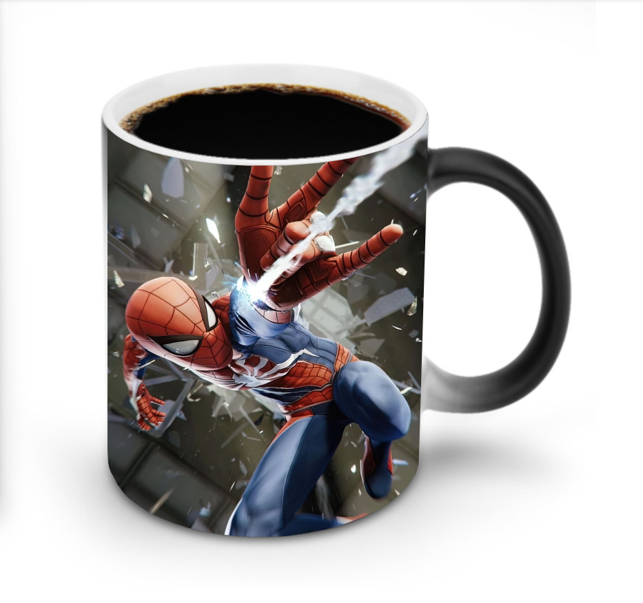 （画像用） Spider Man スパイダーマン 温度変色マグカップ