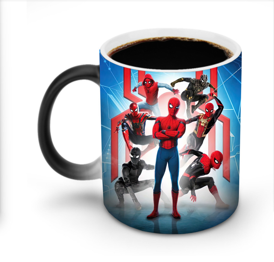 （画像用） Spider Man スパイダーマン 温度変色マグカップ