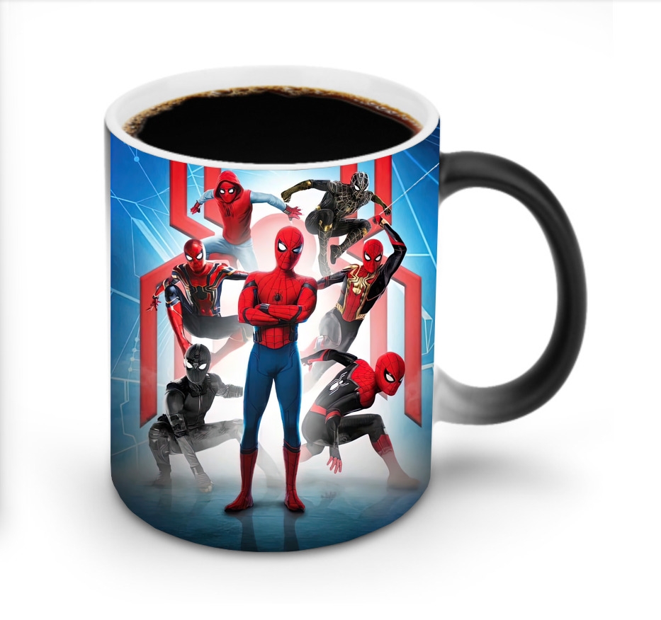 （画像用） Spider Man スパイダーマン 温度変色マグカップ