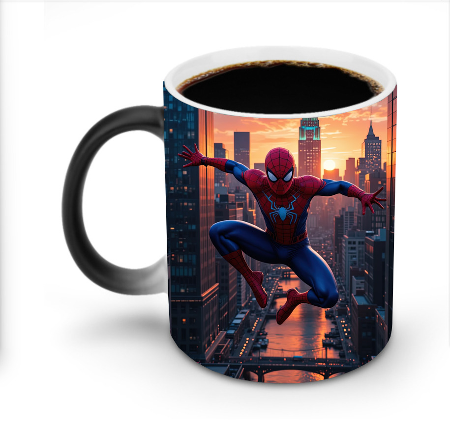 Spider Man スパイダーマン 温度変色マグカップ