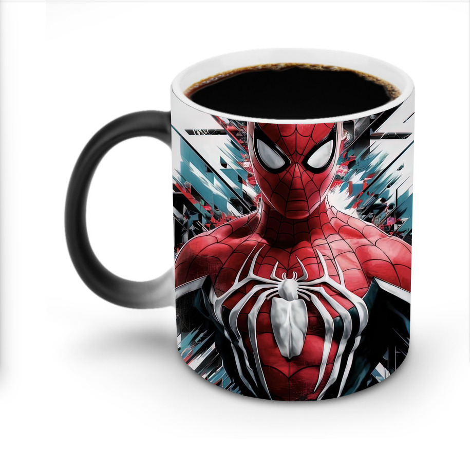 Spider Man スパイダーマン 温度変色マグカップ