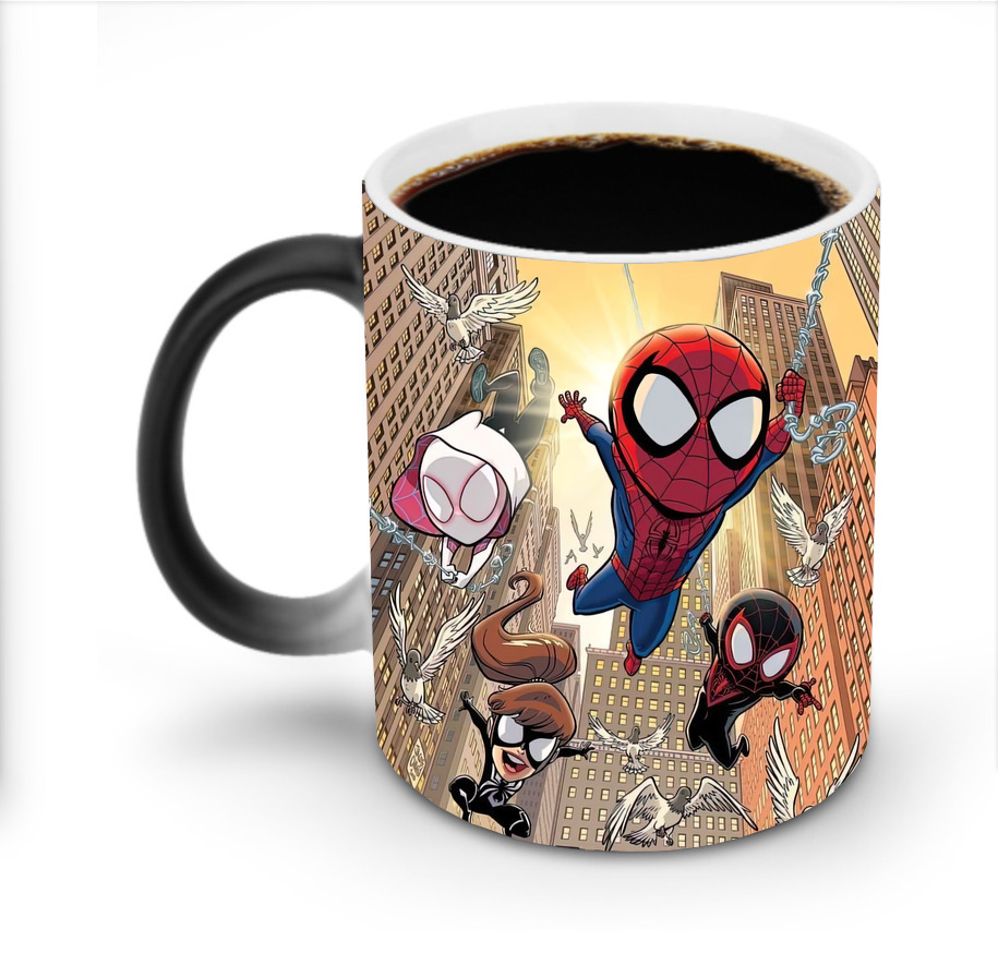 Spider Man スパイダーマン 温度変色マグカップ