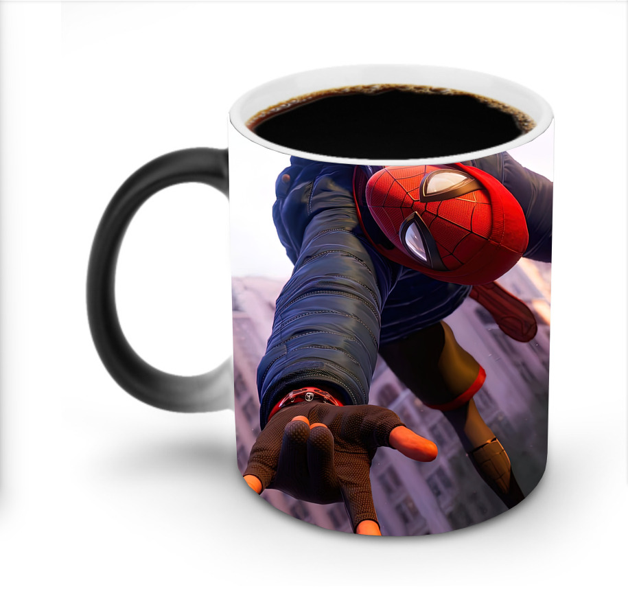 （画像用） Spider Man スパイダーマン 温度変色マグカップ