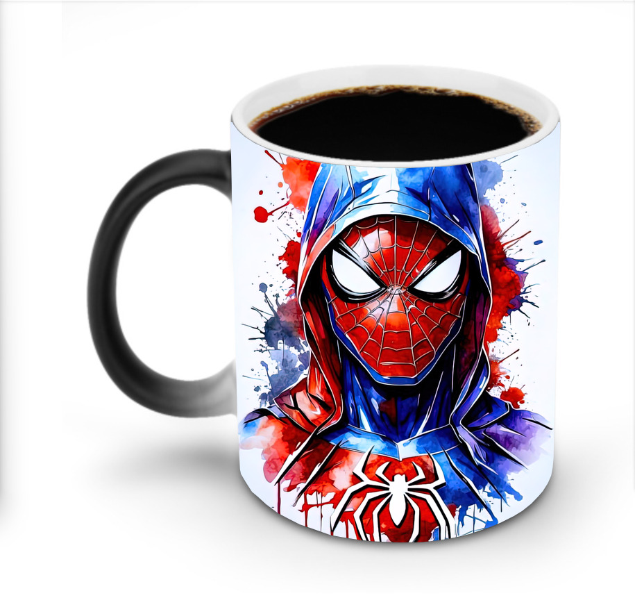 （画像用） Spider Man スパイダーマン 温度変色マグカップ
