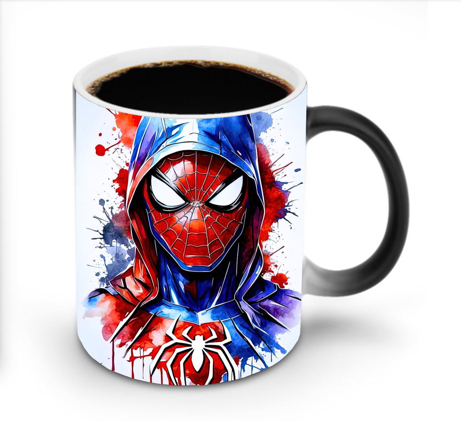 （画像用） Spider Man スパイダーマン 温度変色マグカップ