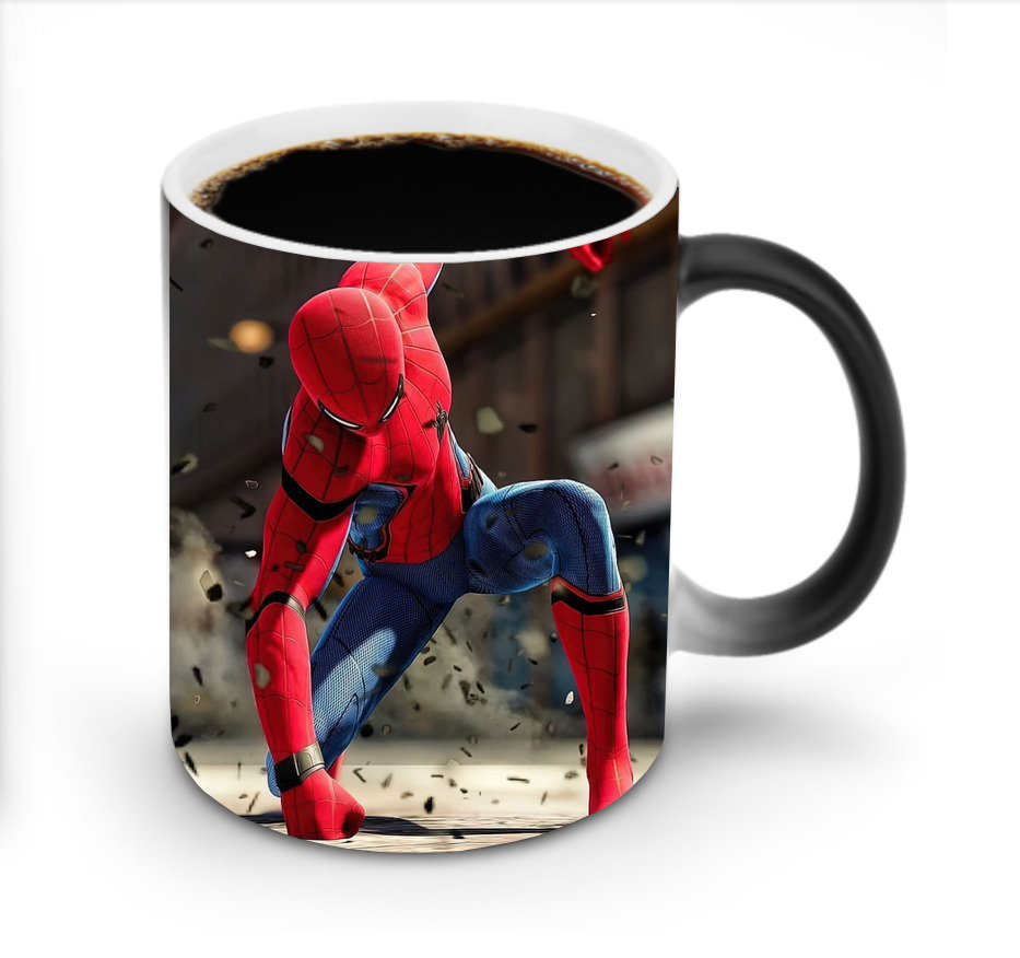 （画像用） Spider Man スパイダーマン 温度変色マグカップ