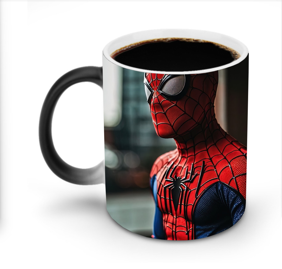 （画像用） Spider Man スパイダーマン 温度変色マグカップ