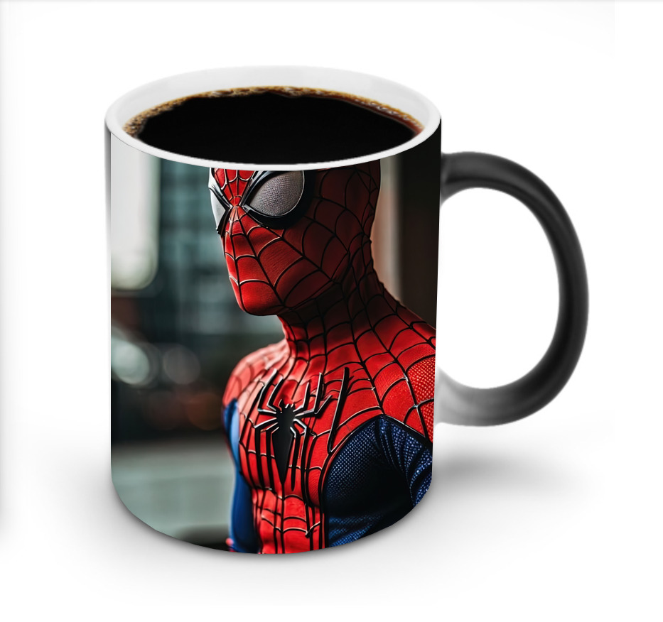 （画像用） Spider Man スパイダーマン 温度変色マグカップ