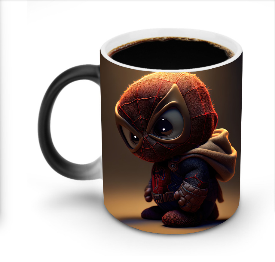 （画像用） Spider Man スパイダーマン 温度変色マグカップ