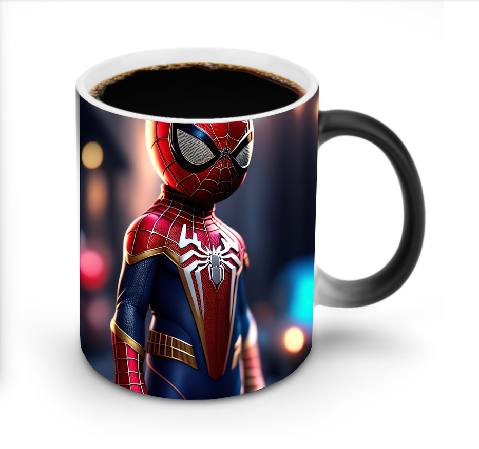 （画像用） Spider Man スパイダーマン 温度変色マグカップ