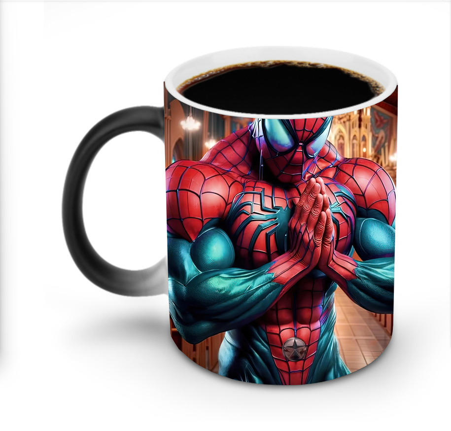 Spider Man スパイダーマン 温度変色マグカップ