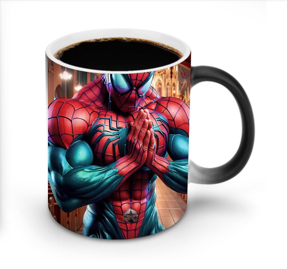 Spider Man スパイダーマン 温度変色マグカップ