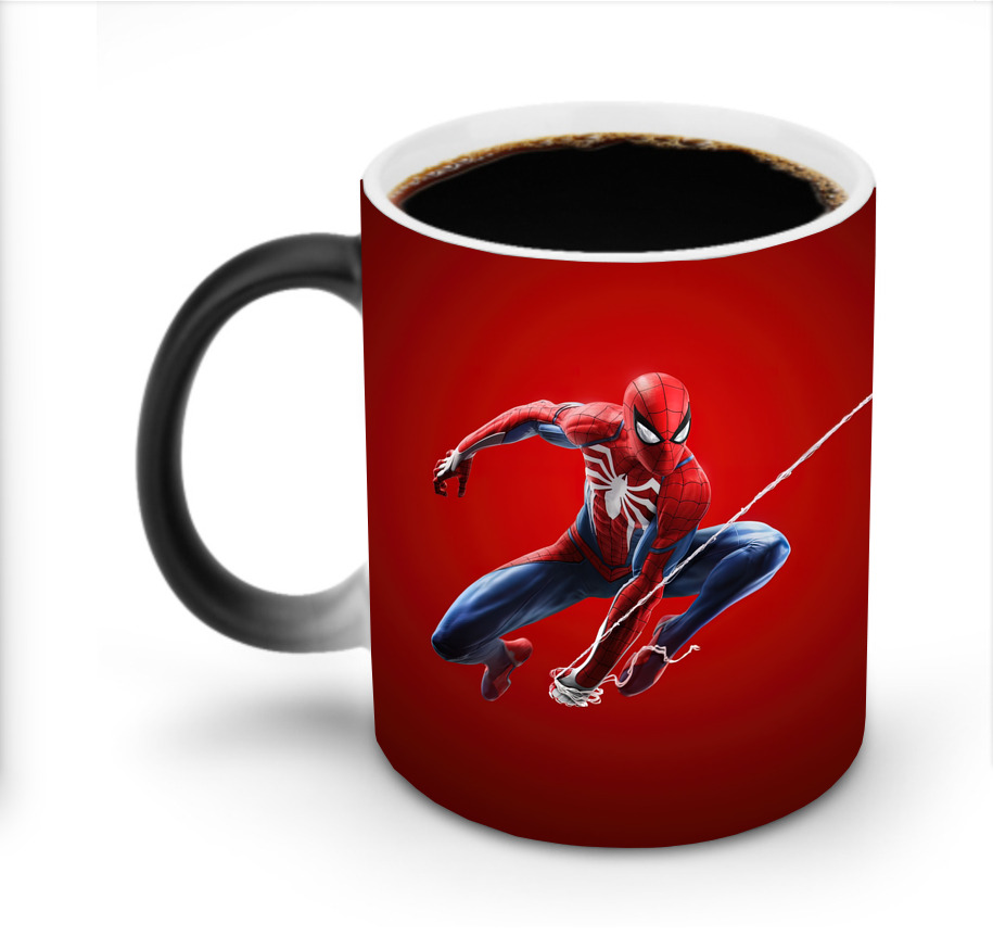Spider Man スパイダーマン 温度変色マグカップ