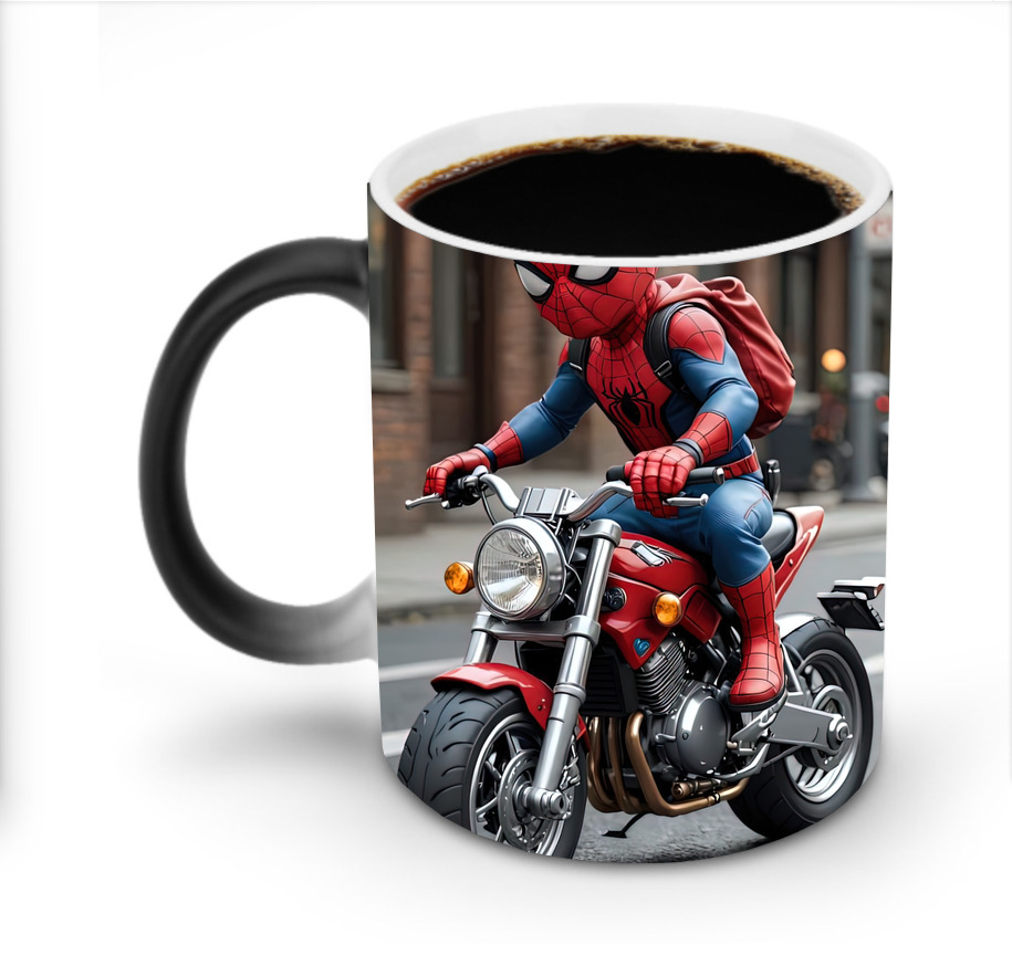 （画像用） Spider Man スパイダーマン 温度変色マグカップ