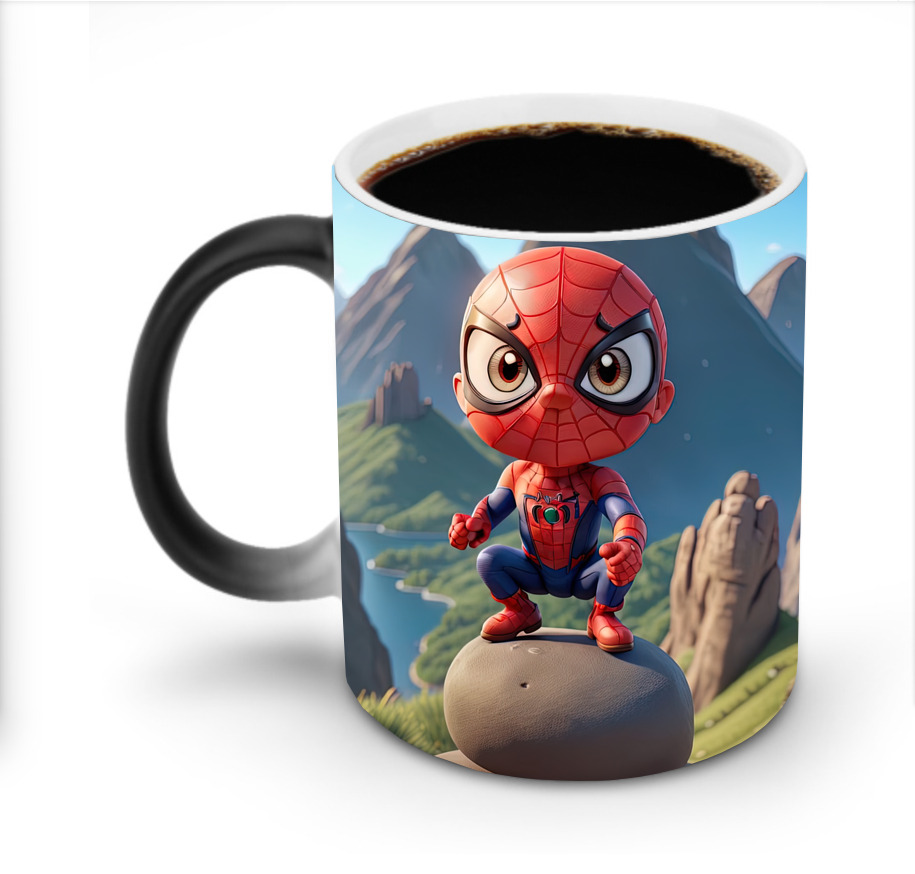 （画像用） Spider Man スパイダーマン 温度変色マグカップ