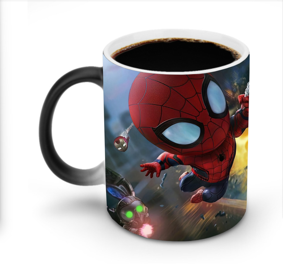 （画像用） Spider Man スパイダーマン 温度変色マグカップ