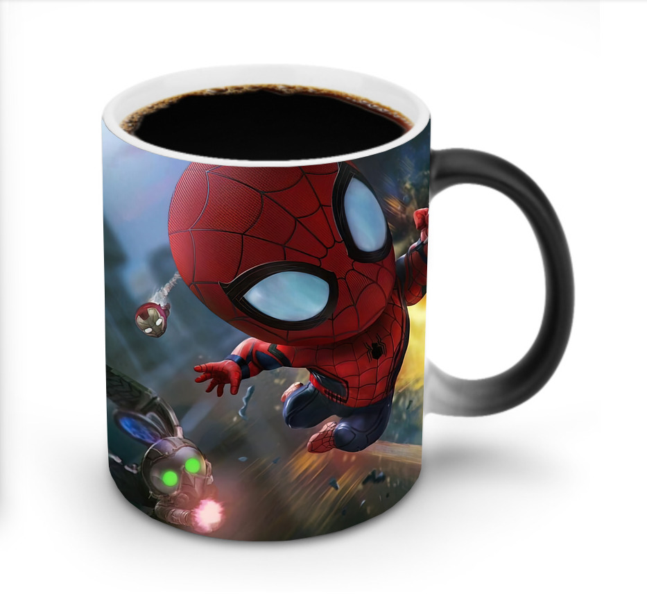 （画像用） Spider Man スパイダーマン 温度変色マグカップ