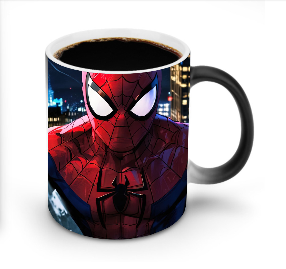 （画像用） Spider Man スパイダーマン 温度変色マグカップ