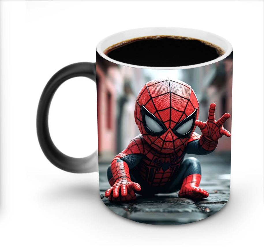 （画像用） Spider Man スパイダーマン 温度変色マグカップ