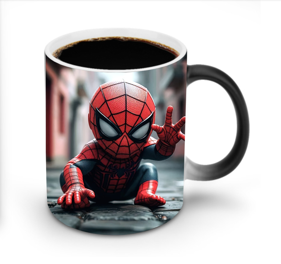 （画像用） Spider Man スパイダーマン 温度変色マグカップ