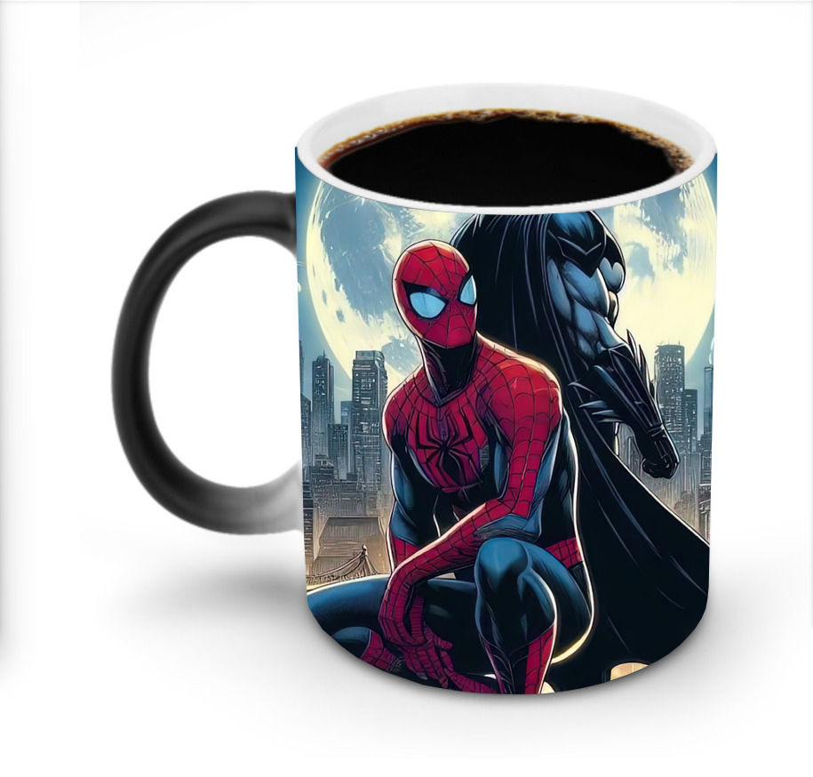 （画像用） Spider Man スパイダーマン 温度変色マグカップ