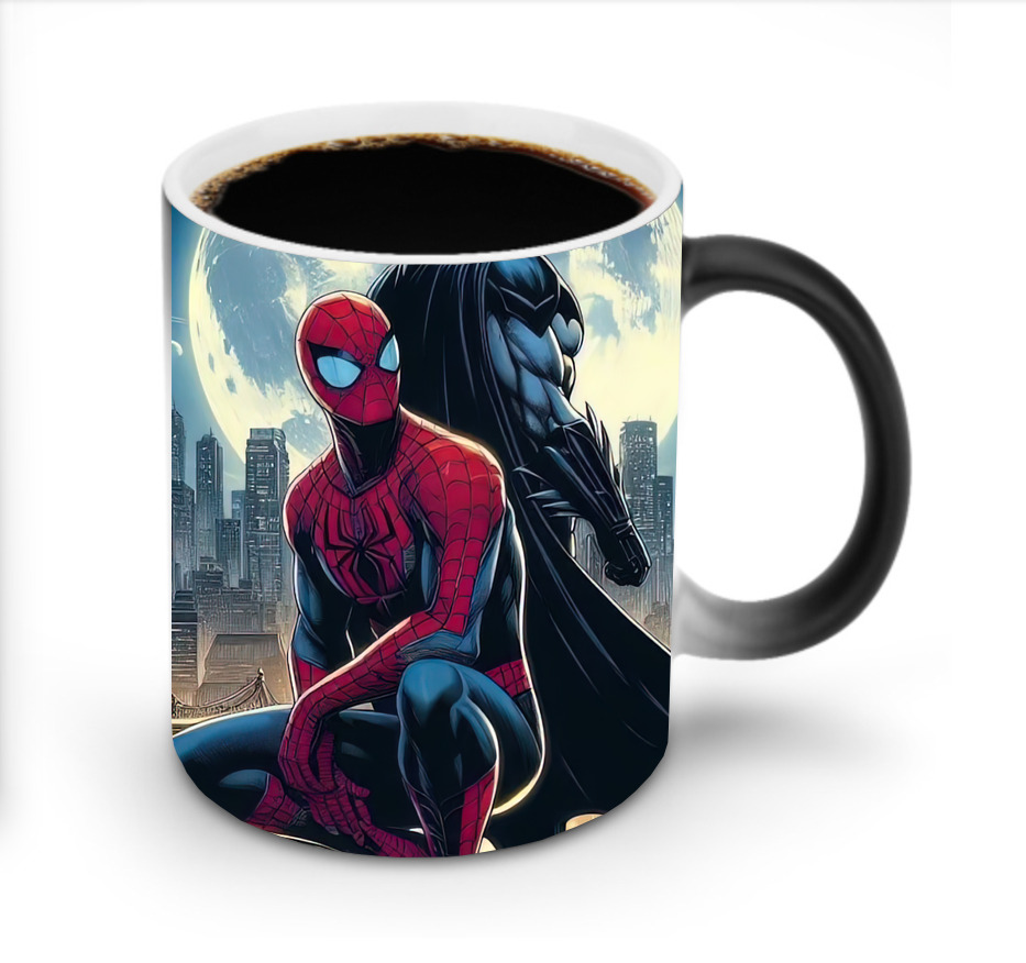 （画像用） Spider Man スパイダーマン 温度変色マグカップ